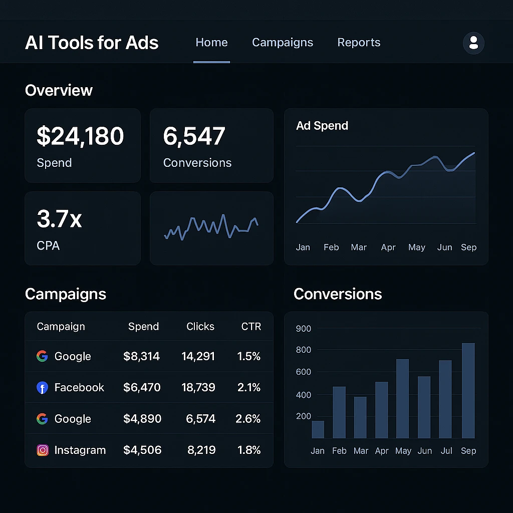 Top AI tools for digital advertising and performance marketing