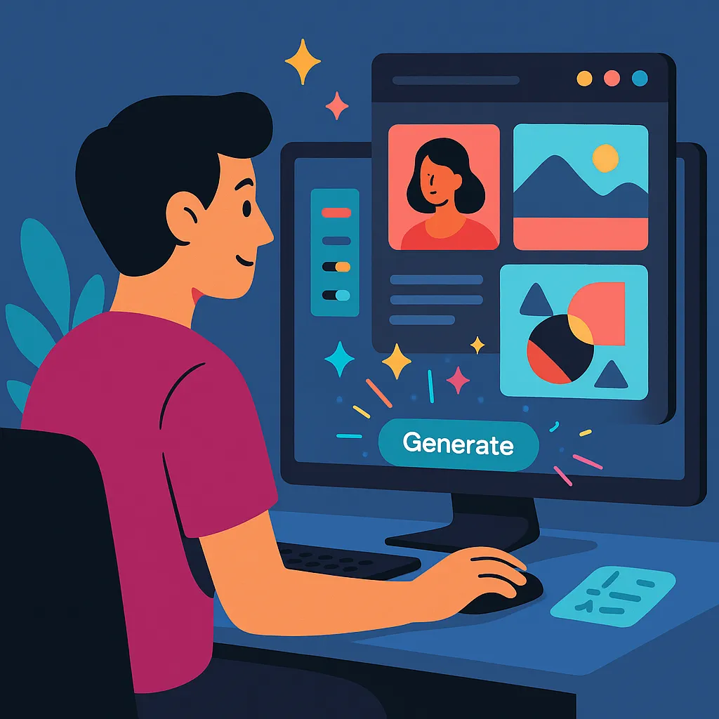 Top AI image generators for creating visuals from text prompts