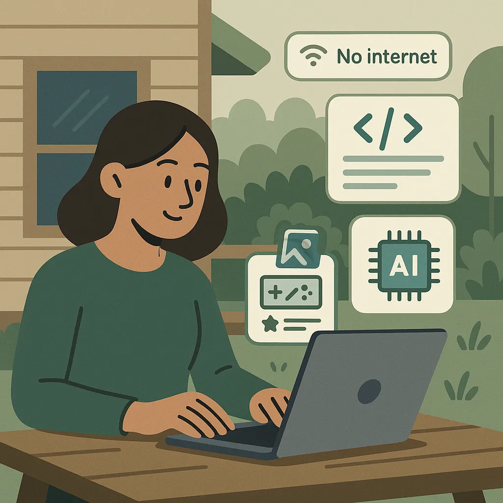 Top AI tools that work without internet or cloud access