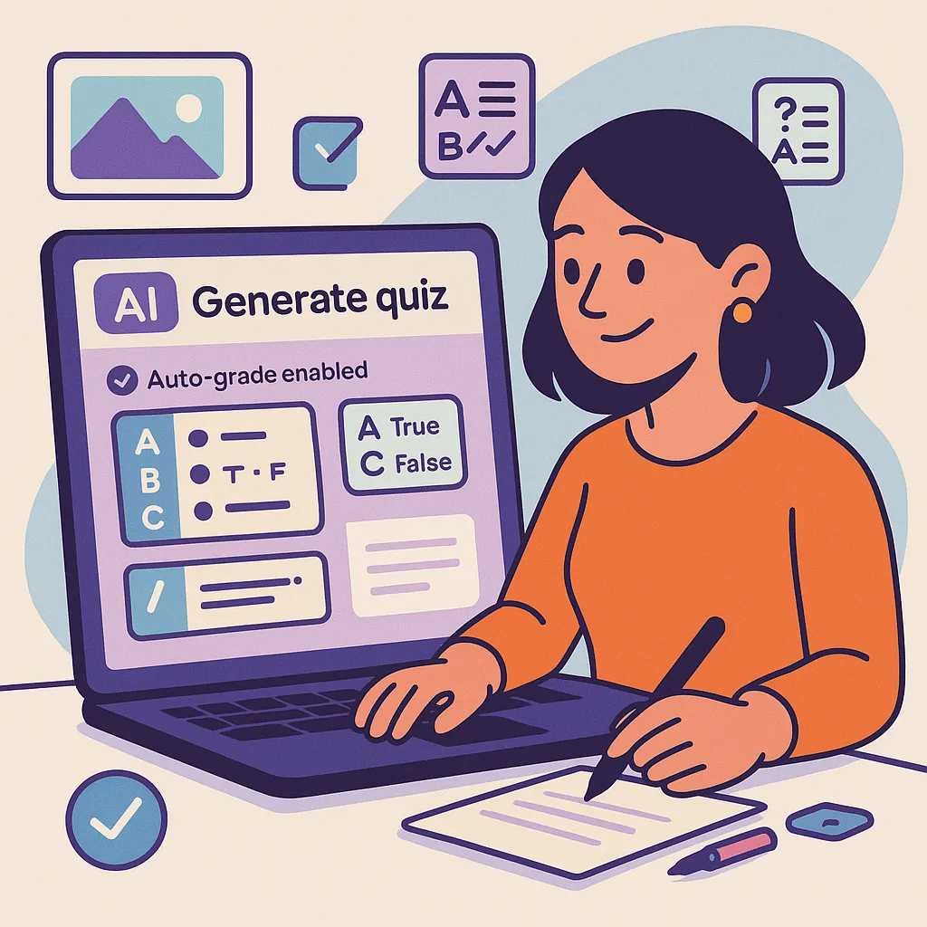 Top AI tools for creating quizzes and educational assessments